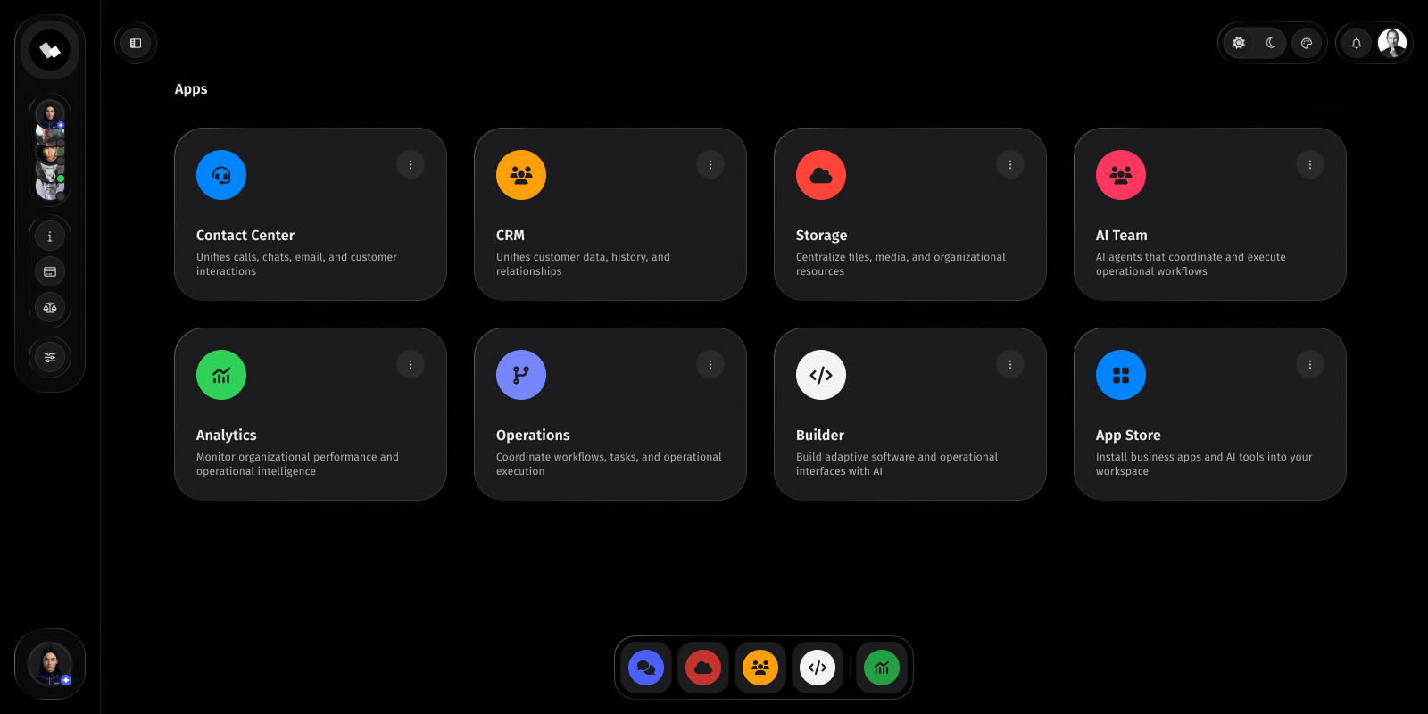 Widgera Adaptive OS interface